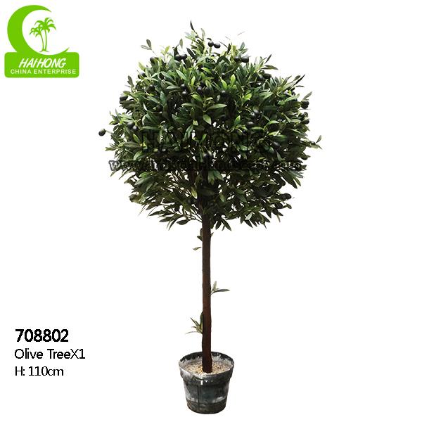 Venta caliente Olive Tree artificial de la fábrica china para el árbol de Olive Bonsai de la decoración