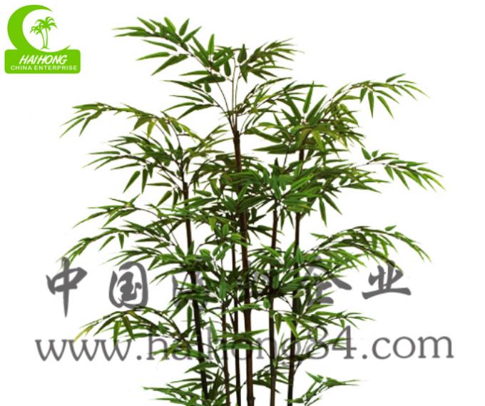 árbol de bambú verde artificial realista para la decoración del jardín y del landscpe