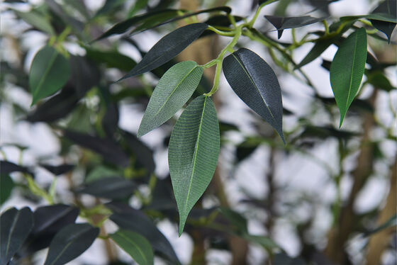 Lifelike Artificial Mini Ficus Tree - Artistic Trunk in 7.5FT/9.2FT, Low Maintenance for Luxury Spa & Restaurant Interior Design