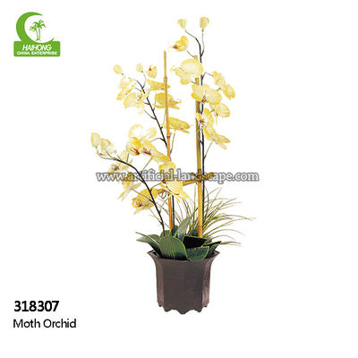 Anti Fading 65cm Artificial Moth Orchid In Various Colors
