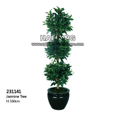 160cm Artificial Potted Floor Plants Handmade Realsitic Natural Auspicious Jasmine Tree