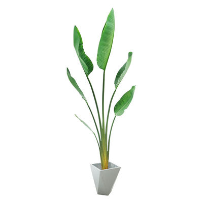 Eco Friendly Artificial Potted Floor Plants PU Traveler Banana Palm Bonsai Ornament