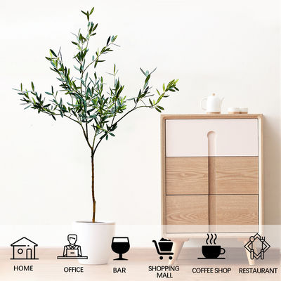 195cm Artificial Olive Tree Light Decoration Restarant Bonsai Evergreen Fabric Leaves