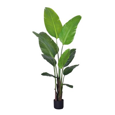 artificial palm tree plants 4 ft 5.3 ft 6 ft best artificial bird of paradise plant Greenery Bonsai Tropical Artificial Plant for Party Hotel Wedding Decor