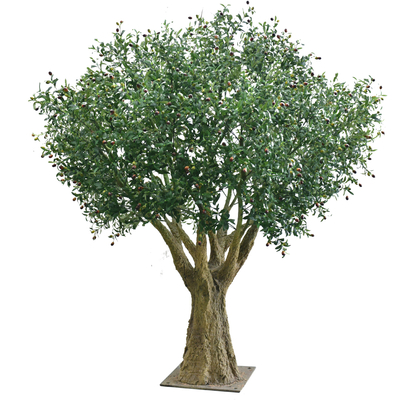 2.2m-3m 8ft-10ft grandes Árbol de olivo artificial Árboles ornamentales para decoración interior o exterior