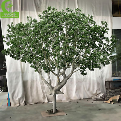Factory Price Custom Large Green Ficus Tree Look Natural Fake Olive Tree Artificial Big Banyan Tree for Indoor  Hotel
