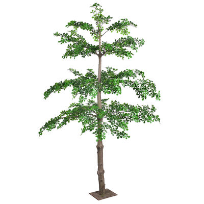 Árbol Artificial Terminalia 180cm 260cm 320cm | Árbol Falso Grande para Paisajismo de Hoteles y Comercios | Decoración Interior Exterior