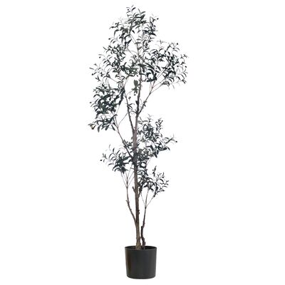Árbol de Olivo Artificial Premium al por mayor - Hojas Real Touch Resistentes a los Rayos UV en 5 pies, 6 pies, 7 pies para la decoración del vestíbulo del hotel y la oficina