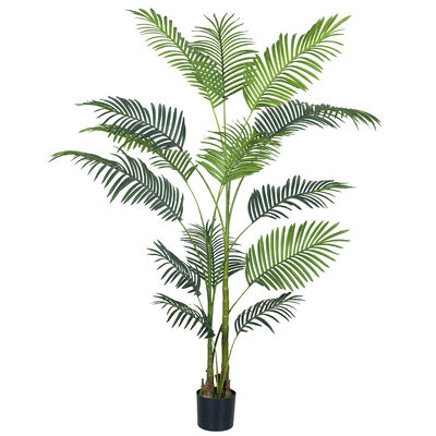 180cm Nueva Palma Hawaiana Artificial Palmera Tropical Plantas Falsas Verdes para Decoración Interior
