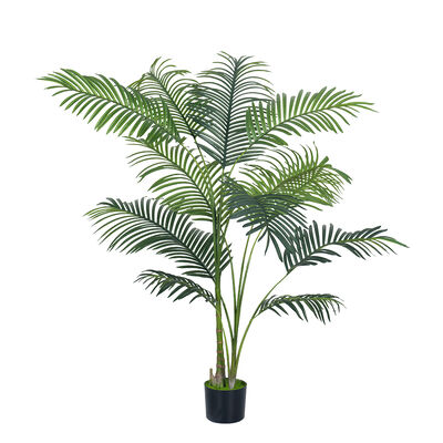 Venta al por mayor 150cm Palmera Tropical Artificial Hawaii Planta de Palma en Maceta Plantas Verdes Falsas para Decoración Interior