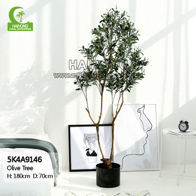 Decoración artificial vendedora caliente de Olive Trees For Sale Indoor de la planta decorativa artificial imponente
