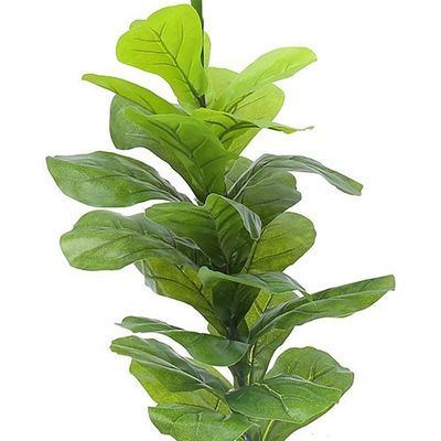 Anti UV Artificial Potted Floor Plants High Simulation Perennial Fiddle Tree