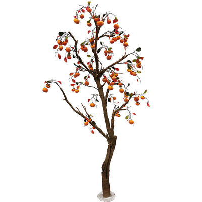 Garden Bonsai Artificial Persimmon Tree Retro Style Landing Fruit Plant