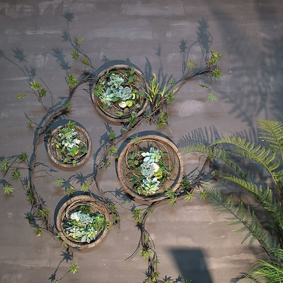 Artificial Wall Hanging Plants Vertical Greening Creative Decoration Retro Pendant